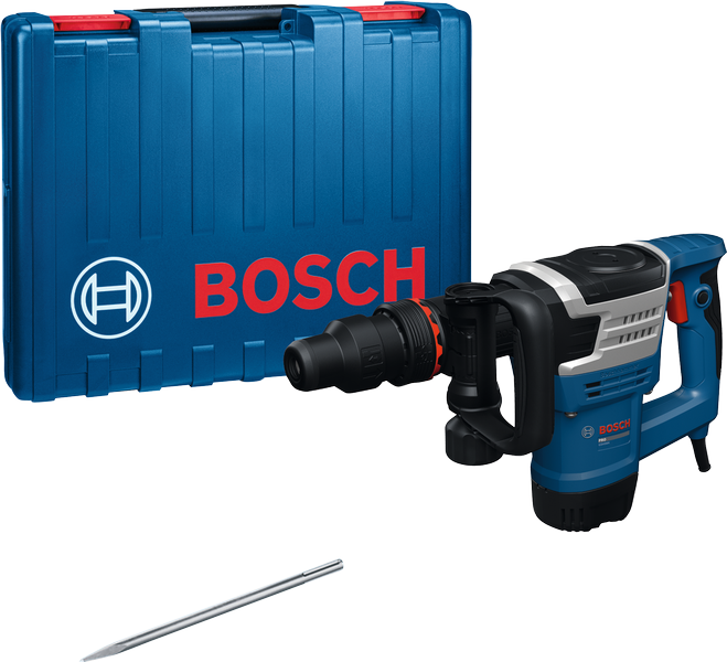 Bosch GSH 5 MX 파괴용 망치(케이스와 끌 포함).