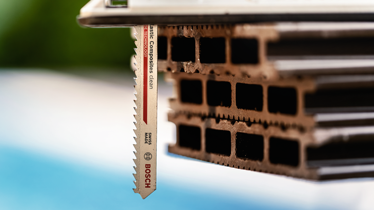 EXPERT Plastic Composites clean T301CHM 직쏘날, 3개 겹쳐진 중공 복합 재료를 자르는 퍼즐 톱날입니다.