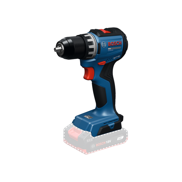 Bosch GSR18V-52 무선 드릴 드라이버.