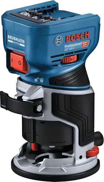 Bosch GKF 18V-8 무선 팜 라우터, 브러시리스 모터.