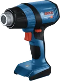 Bosch GHG 18V-50 무선 열풍기, 온도 조절 2단계.
