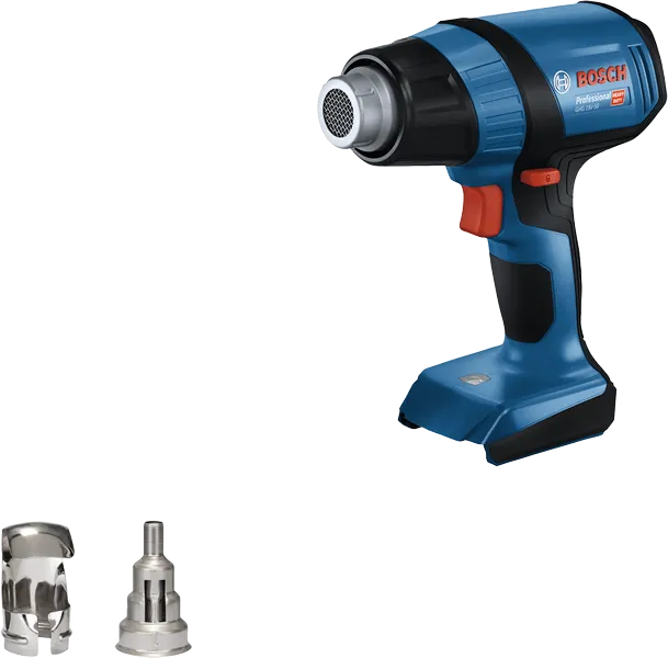 노즐이 달린 Bosch GHG 18V-50 무선 히트건.
