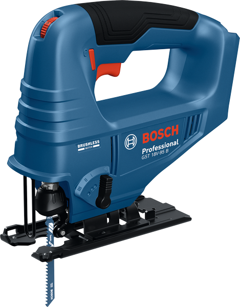 정밀한 절단을 위한 Bosch GST 18V-95 B 무선 직소.