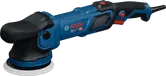 인체공학적 손잡이가 장착된 Bosch GPX9-125S 광택기.