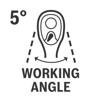 5도 작동 각도.