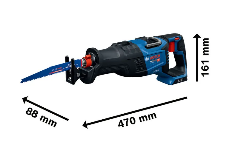 Bosch GSA 18V-32-2 왕복톱의 제원.