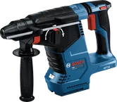 SDS 플러스 기능이 탑재된 Bosch GBH18V-24 무선 로터리 해머.