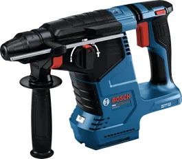 SDS 플러스 기능이 탑재된 Bosch GBH18V-24 무선 로터리 해머.