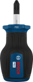 인체공학적 손잡이가 달린 Bosch PRO 스터비 스크루드라이버 PZ2 x 25 mm.