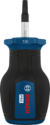 인체공학적 손잡이가 달린 Bosch PRO 스터비 스크루드라이버 TX20.
