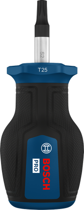 인체공학적 손잡이가 달린 Bosch PRO 스터비 스크루드라이버 TX25.