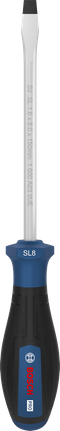 인체공학적 손잡이가 달린 Bosch PRO 스크루드라이버 SL 1.6 x 8 150mm.