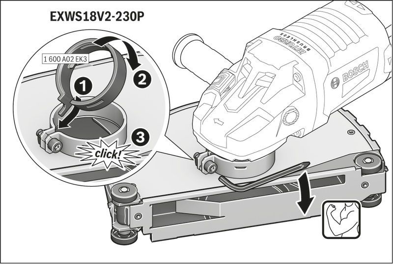 가드 클램프 설치.