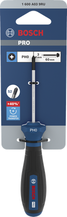 정밀한 작업에 적합한 Bosch PRO PH0 x 60mm 스크루드라이버.
