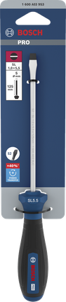 Bosch PRO SL 일자 드라이버 1.0 x 5.5 x 125 mm (슬롯형 나사용).