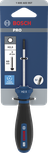인체공학적 손잡이가 있는 Bosch PRO H2.5 x 60 mm 스크루드라이버.