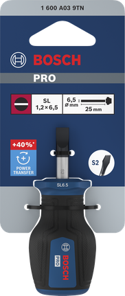 Bosch PRO 스터비 스크루드라이버 SL 1.2 x 6.5 x 25 mm.