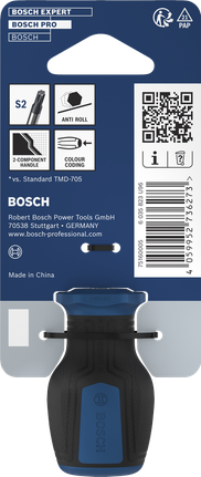 Bosch PRO TX30 스터비 스크루드라이버 (미끄럼 방지 손잡이 포함).
