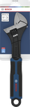 Bosch 300mm 조절식 렌치, 0-42mm 조절 범위.