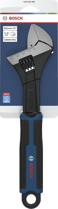 Bosch 300mm 조절식 렌치, 0-42mm 조절 범위.
