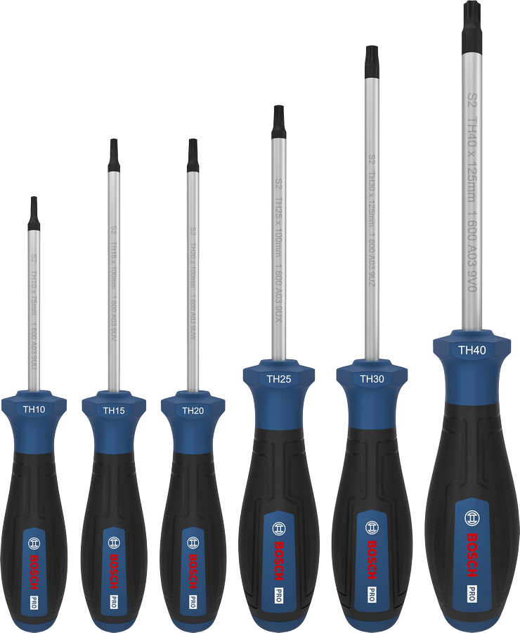 PRO Torx Security 스크류 드라이버 세트, 6PCS