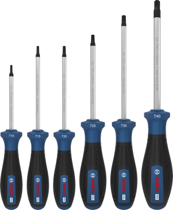 PRO Torx 스크류 드라이버 세트, 6PCS