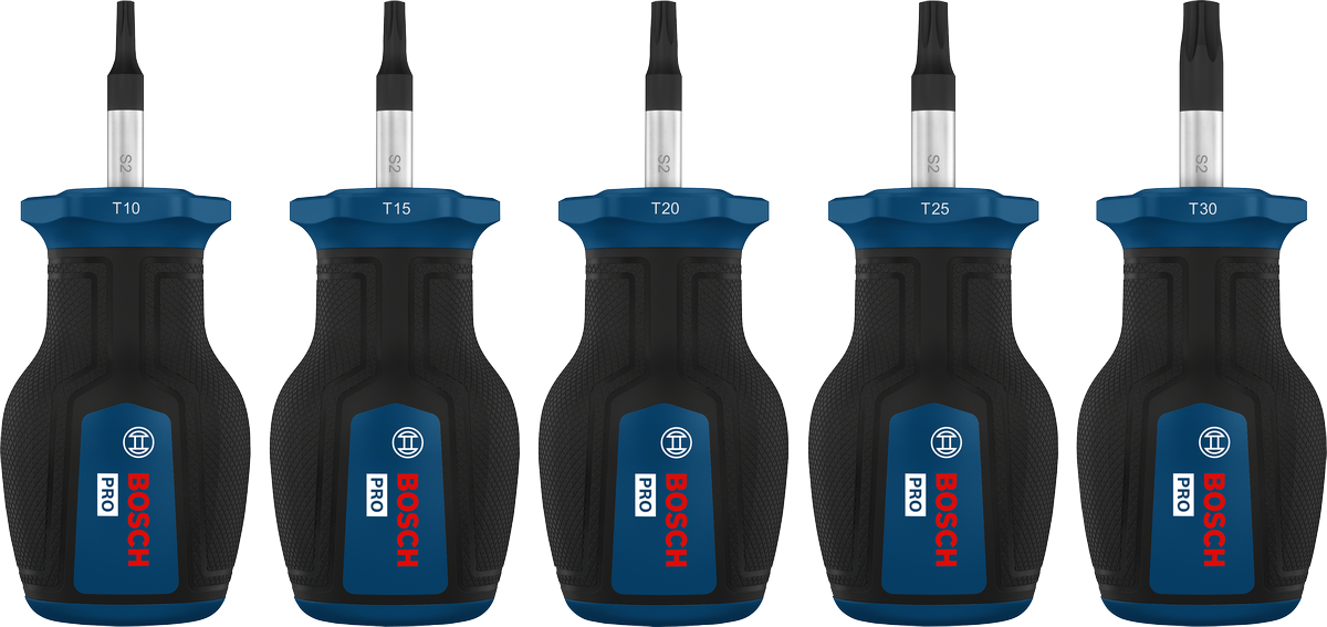 PRO 짧은 Torx 스크류 드라이버 세트, 5PCS