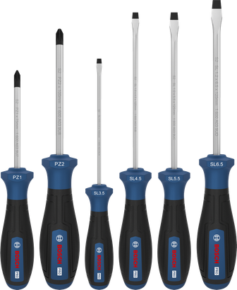 PRO PZ/SL 스크류 드라이버 세트, 6PCS