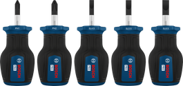 Bosch PRO 스터비 스크루드라이버 PH/SL 세트 (S2 샤프트 포함).