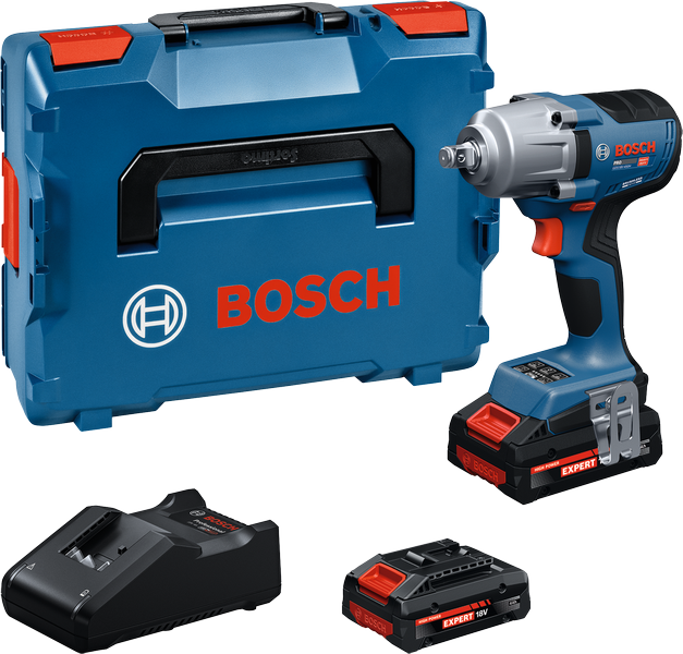 Bosch 무선 임팩트 렌치 세트.