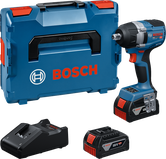 Bosch GDS 18V-750 무선 임팩트 렌치 키트.