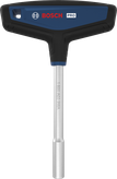 인체공학적 그립감을 갖춘 Bosch PRO T자형 비트 드라이버.