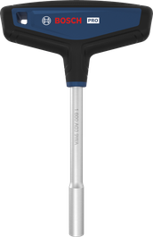 인체공학적 그립감을 갖춘 Bosch PRO T자형 비트 드라이버.