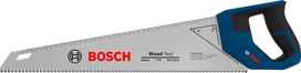Bosch 500mm 목재 절단용 수동톱, 톱날 길이 7 TPI.