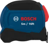 자동 잠금 기능이 있는 Bosch 5m(16ft) 줄자.