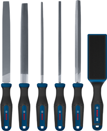 Bosch 줄 세트 5개입 + 프로 줄 브러시 (다중 구성 손잡이 포함).