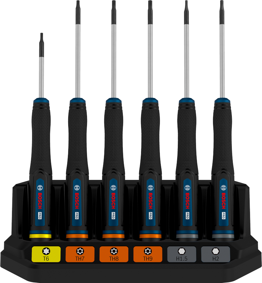 PRO Precision TX/TH/H 스크류드라이버 세트, 6개