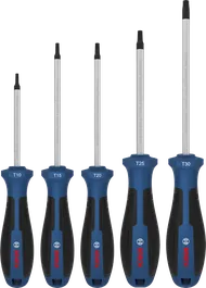 Bosch TX 5피스 스크루드라이버 세트 (크롬 바나듐 샤프트).