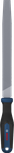 인체공학적 손잡이가 있는 Bosch 200mm 평줄.