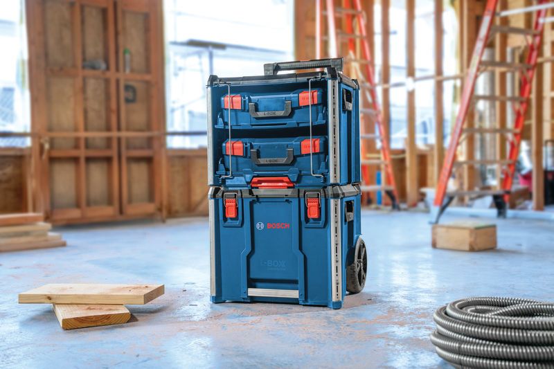 Bosch L-BOXX 컨트랙터 랙 2 운반 케이스 시스템.