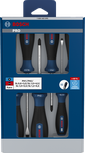 Bosch PRO 스크루드라이버 세트 PH/SL 6개입 (S2 샤프트 포함).
