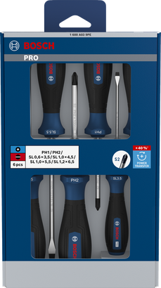 PRO PH/SL 스크류 드라이버 세트, 6PCS