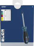 Bosch PRO 스크루드라이버 세트 PH/PZ/SL/TX 8개입, 미끄럼 방지 손잡이 포함.