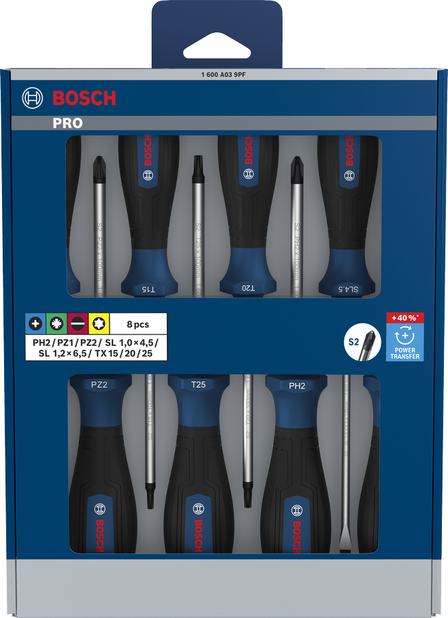 PRO PH/PZ/SL/TX 스크류 드라이버 세트, 6PCS