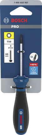 Bosch PRO 스크루드라이버 TX8 x 60 mm (S2 강철 재질).