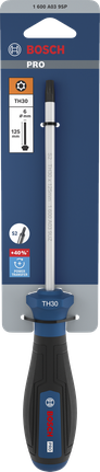 인체공학적 손잡이가 장착된 Bosch PRO TH30 스크루드라이버.