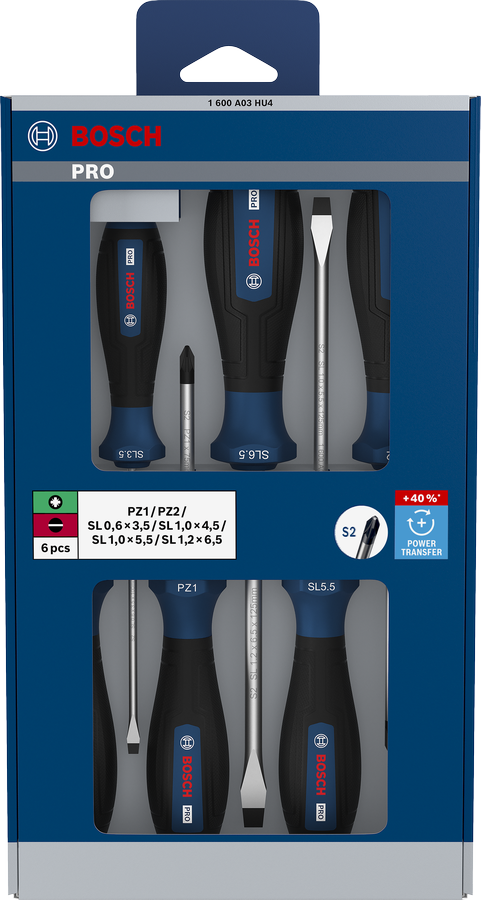 PRO PZ/SL 스크류 드라이버 세트, 6PCS