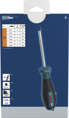 PRO Torx Security 스크류 드라이버 세트, 6PCS