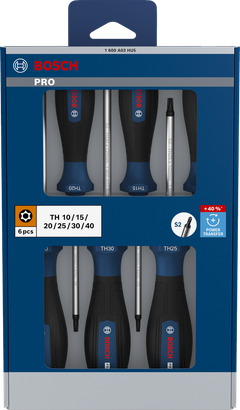 PRO Torx Security 스크류 드라이버 세트, 6PCS