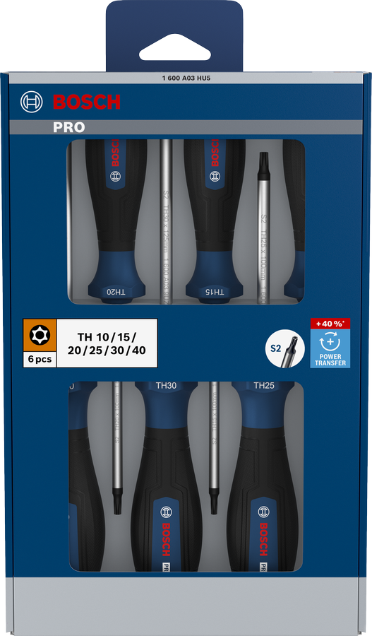 PRO Torx Security 스크류 드라이버 세트, 6PCS